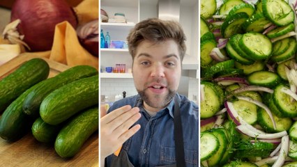 How to Make a Cucumber Vinegar Salad