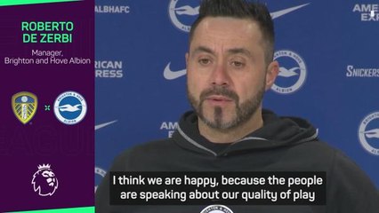 Download Video: Brighton boss De Zerbi flattered by Tottenham rumours