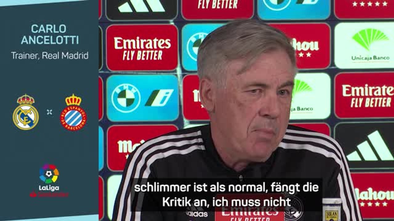 Ancelotti: 'Dann hole ich mir einen Regenschirm'