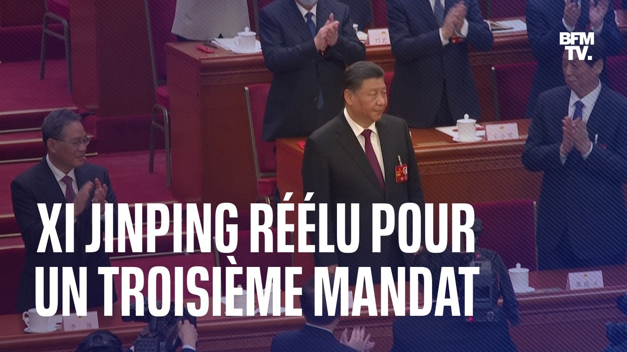 Chine: Xi Jinping a été réélu ce vendredi pour un troisième mandat