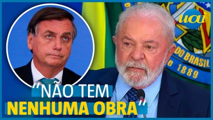 Lula sobre governo Bolsonaro: "Não tem nenhuma obra"