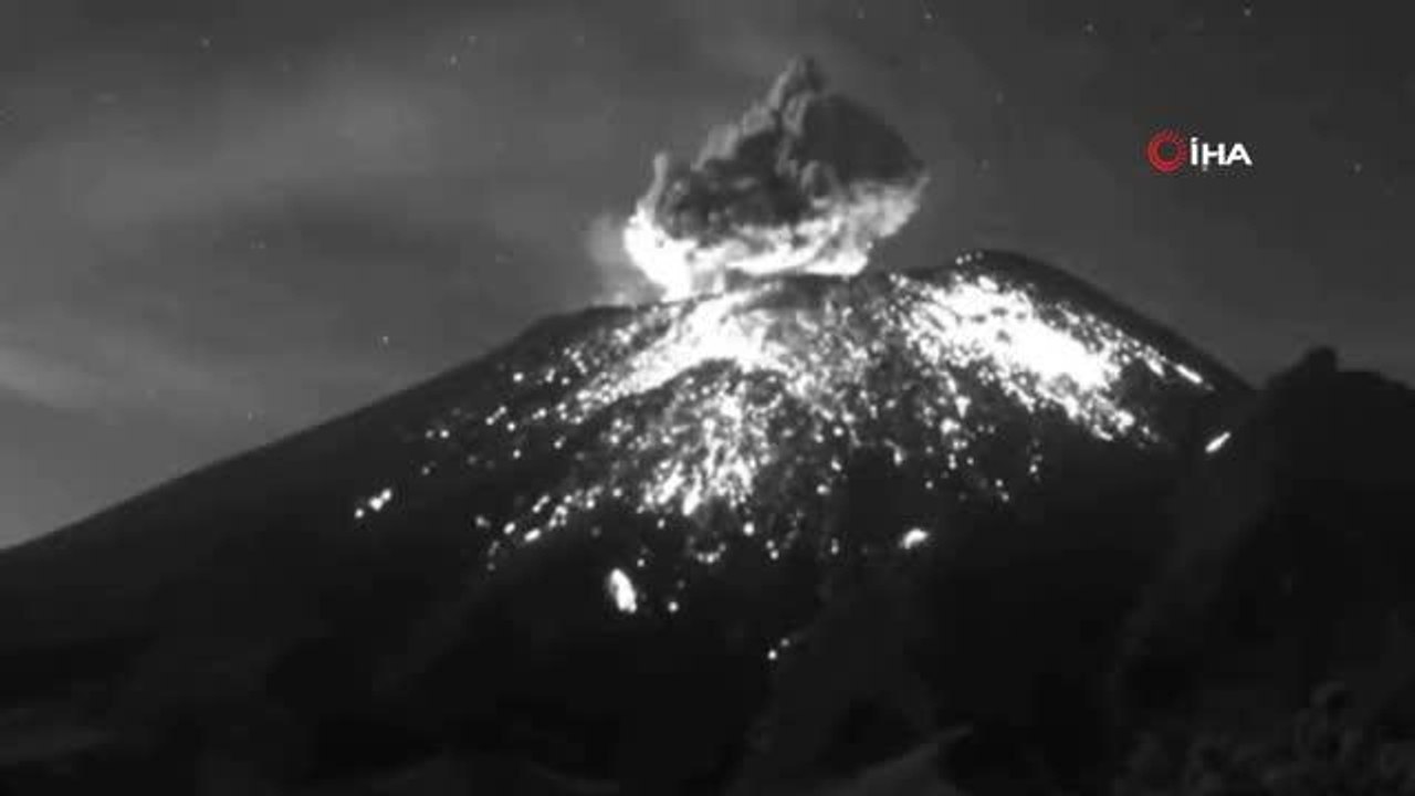Popocatepetl Yanardağı'nda 6 yeni patlama