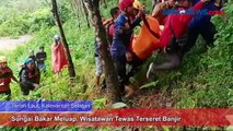 sungai Bakar Meluap, Wisatawan Tewas Terseret Banjir