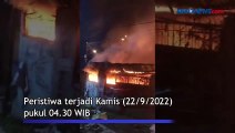 Gudang Kasur di Sukabumi Ludes Terbakar, Api Merembet ke Rumah Warga