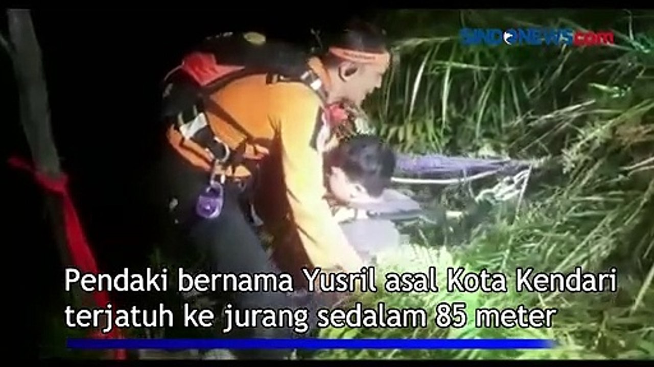 Pendaki yang Hilang di Gunung Popalia Ditemukan Selamat dalam Jurang 85 Meter
