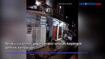 Terekam CCTV Aksi Curanmor Gagal karena Ketahuan di Cilincing