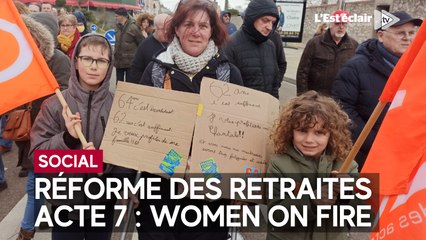 Réforme des retraites : les femmes aux avant-postes
