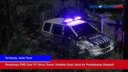 Pensiunan PNS Usia 70 Tahun Tewas Terbakar Saat Jatuh ke Pembakaran Sampah