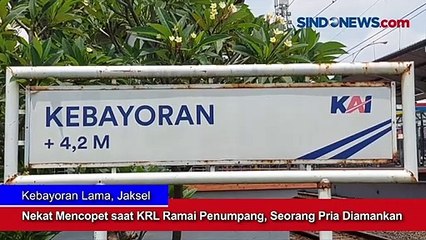 Nekat Mencopet saat KRL Ramai Penumpang, Seorang Pria Diamankan