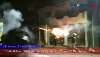 Terlibat Tawuran,  2 Kelompok Pemuda di Makassar Dibubarkan Polisi