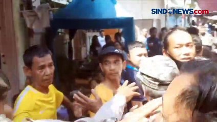 Pencuri Diamuk Warga Saat Terpergok Mencuri di Lokasi Kebakaran