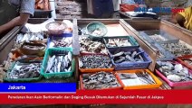 Peredaran Ikan Asin Berformalin dan Daging Busuk Ditemukan di Sejumlah Pasar di Jakpus
