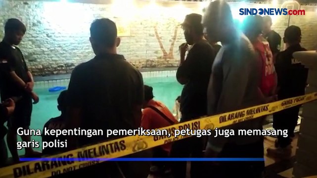 Siswi SD Tenggelam di Kolam Renang Kafe, Tim Inafis Polres Depok Evakuasi Korban