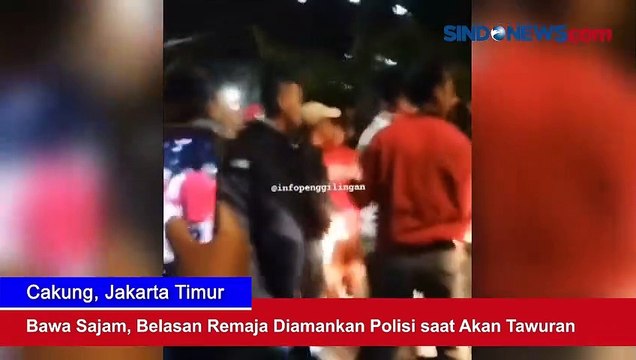 Bawa Sajam, Belasan Remaja Diamankan Polisi saat Akan Tawuran di Cakung