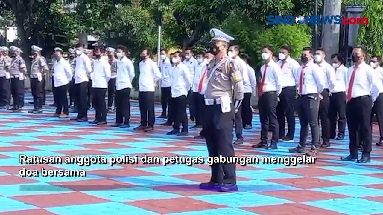 Ratusan Polisi Majalengka Gelar Doa Bersama untuk 2 Anggotanya Korban Tragedi Kanjuruhan