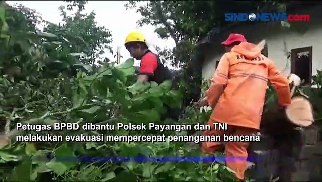 Terjangan Angin Puting Beliung Rusak Rumah Warga di Gianyar
