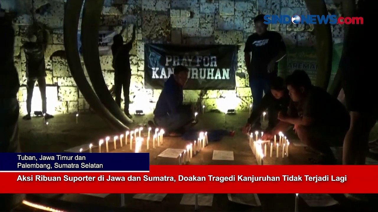 Aksi Ribuan Suporter di Jawa dan Sumatra, Doakan Tragedi Kanjuruhan Tidak Terjadi Lagi