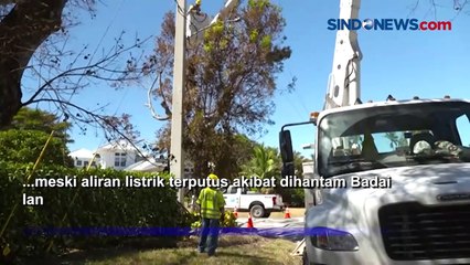 Aliran Listrik yang Terputus Akibat Badai Ian Menerjang Florida Mulai Dipulihkan