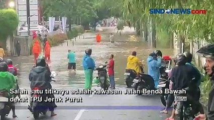 Sejumlah Titik di Jakarta Selatan Dugenangi Air Banjir