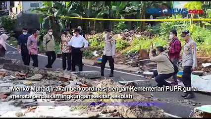 Menko PMK Tinjau Lokasi MTsN 19, Penataan Lingkungan Sekolah Segera Dilakukan