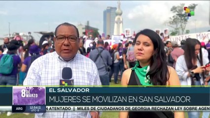 El Salvador: Asamblea Feminista encabeza marcha por reivindicación de las luchas de las mujeres