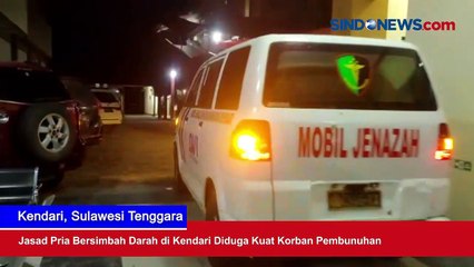 Jasad Pria Bersimbah Darah di Kendari Diduga Kuat Korban Pembunuhan