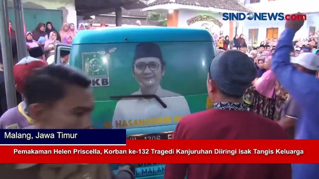 Pemakaman Helen Priscella, Korban ke-132 Tragedi Kanjuruhan Diiringi Isak Tangis Keluarga