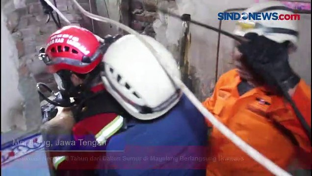 Evakuasi Nenek 78 Tahun dari Dalam Sumur di Magelang Berlangsung Dramatis