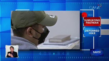 Isa pang sumukong fratman na sangkot umano sa hazing kay John Matthew Salilig, makikipagtulungan daw sa imbestigasyon | Saksi