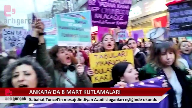 Ankara'da 8 Mart Emekçi Kadınlar Günü kutlamaları - Sabahat Tuncel'in mesajı okundu | Haber: Seda Taşkın - Cengiz Anıl Bölükbaş
