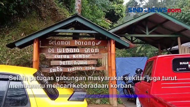 Sempat Dihentikan, Petugas Gabungan Terus Mencari Siswi yang Terseret Arus Sungai di Kawasan Puncak