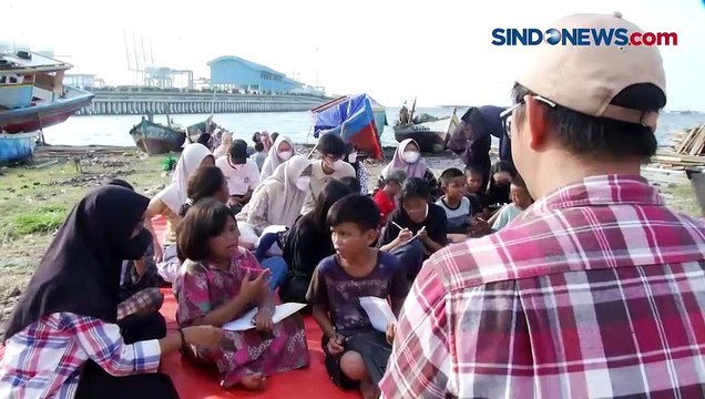 Begini Keseruan Anak-Anak Cilincing ketika Bermain dan Belajar Menjadi Jurnalis Cilik