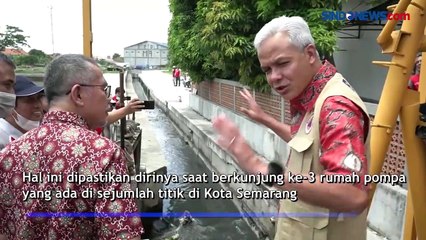Sejumlah Daerah Rawan Banjir, Gubernur Jateng Pantau Kesiapan Rumah Pompa