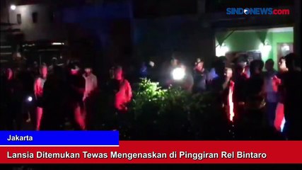 下载视频: Tewas Mengenaskan di Pinggiran Rel Bintaro, Seorang Lansia Diduga Tersambar Kereta