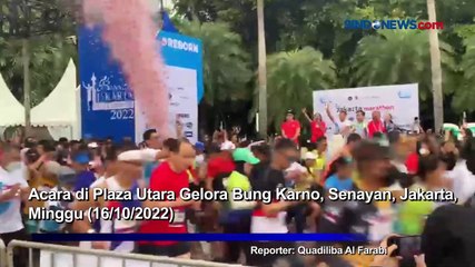 Sandiaga Uno Lepas 14.300 Peserta Jakarta Marathon 2022