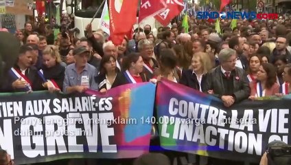 Warga Demo Tuntut Presiden Perancis Menurunkan Tagihan Energi dan Bahan Pokok