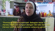Beginilah Suasana Restoran Khusus Wanita Muslim di Jalur Gaza