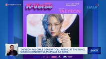 Taeyeon ng Girls Generation, Aespa, at The Boyz, magko-concert sa Pilipinas sa Abril | Saksi