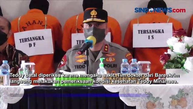 Tersandung Kasus Narkoba, Irjen Pol Teddy Minahasa Batal Diperiksa, Ada Apa?