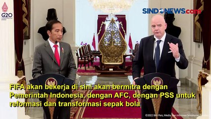 Hasrat Presiden FIFA Gianni Infantino untuk Transformasi Sepakbola Indonesia