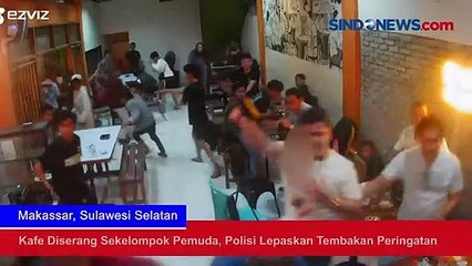 Kafe Diserang Sekelompok Pemuda, Polisi Lepaskan Tembakan Peringatan
