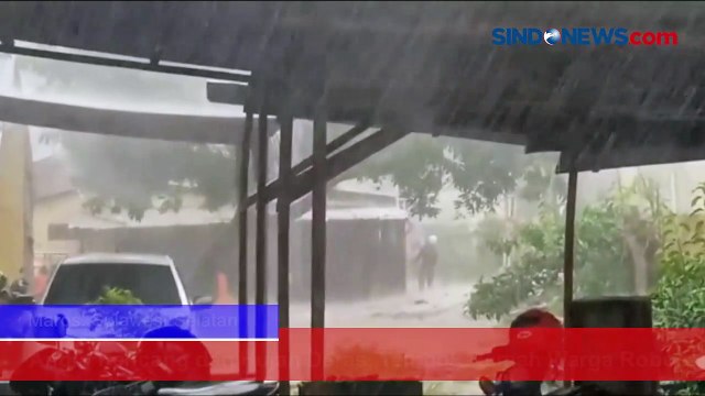 Angin Kencang dan Hujan Deras, Tembok Rumah Warga Roboh