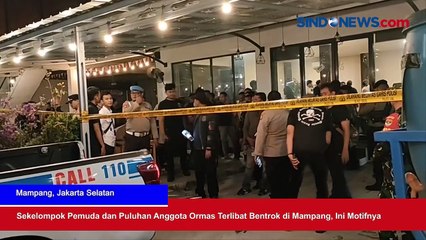 Sekelompok Pemuda dan Puluhan Anggota Ormas Terlibat Bentrok di Mampang, Ini Motifnya