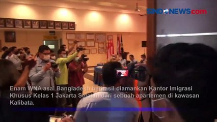 Download Video: 6 WNA Asal Bangladesh Ditangkap di Apartemen Kalibata dan Diduga Jadi Korban Penipuan