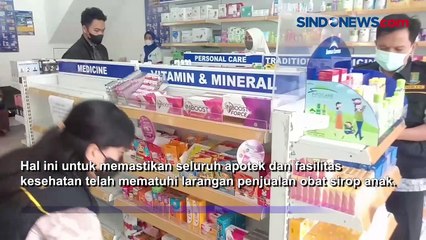 Sidak Apotek dan Fasilitas Kesehatan, Dinkes Kota Tangerang Pastikan Larangan Penjualan Obat Sirop Dipatuhi