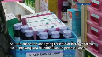 Biddokkes Polda Jatim Amankan Ratusan Botol Obat Sirop Anak
