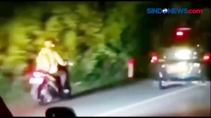 Ikuti Aplikasi Penunjuk Jalan, Seorang Pengendara Motor Masuk Ruas Tol Jagorawi