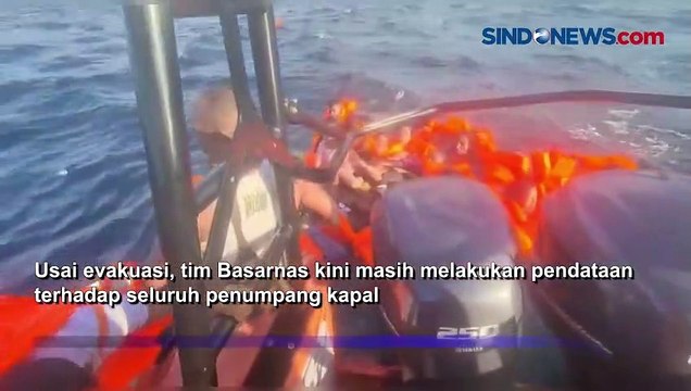 Kapal Penumpang Terbakar, Evakuasi oleh Basarnas Berlangsung Dramatis