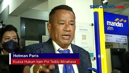 Irjen Pol Teddy Minahasa Tunjuk Hotman Paris jadi Kuasa Hukumnya, Ini Alasannya
