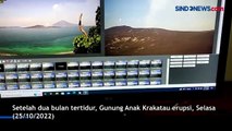 Anak Krakatau Erupsi dengan 4 Kali Letusan Setelah 2 Bulan Tidur